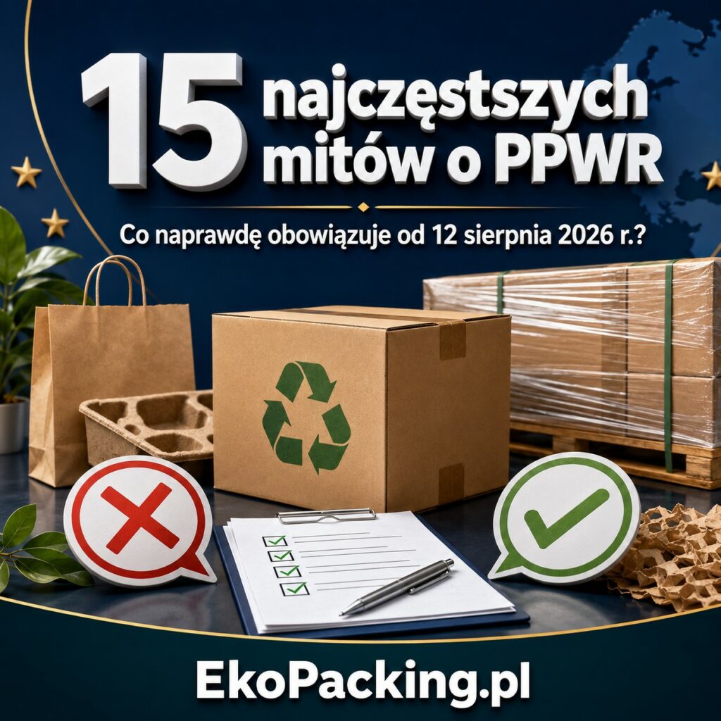 15 najczęstszych mitów o PPWR. Co naprawdę obowiązuje od 12 sierpnia 2026 r.?